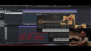 Writing with Ample Guitars - Cubase Pro 12  - Screen Recording