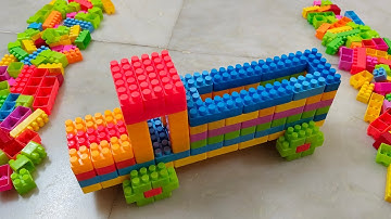 Satisfying DIY Truck ASMR/ Building Blocks/block game/Lego building fun #asmr#buildingblocks#lego