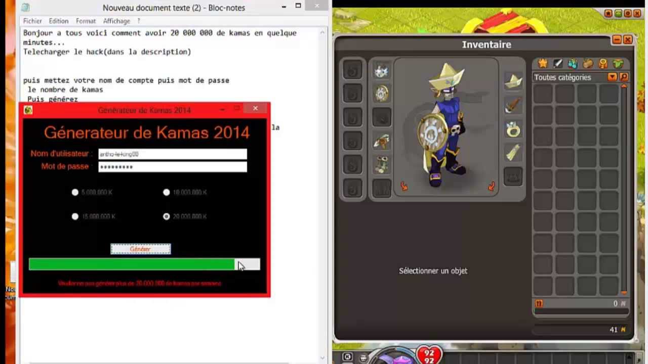 Comment avoir des Kamas Gratuit Nouveau 2014 !!!! + Preuve - YouTube