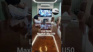 MaxHub xBar U50 All-in-One AI Video Conferencing Bar-100MP Camera- 12Array Mic- 7 Meter Vioce pickup