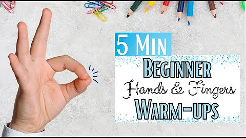Guided Routine Wrists, Hands & Fingers Handwriting Warm-Up Exercise for kindergarten l Improve Grasp