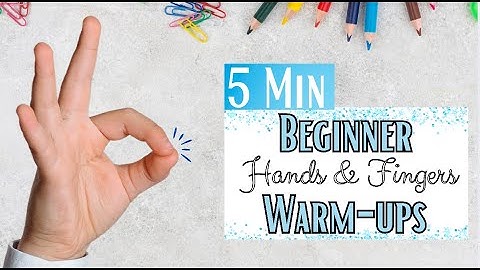 Guided Routine Wrists, Hands & Fingers Handwriting Warm-Up Exercise for kindergarten l Improve Grasp