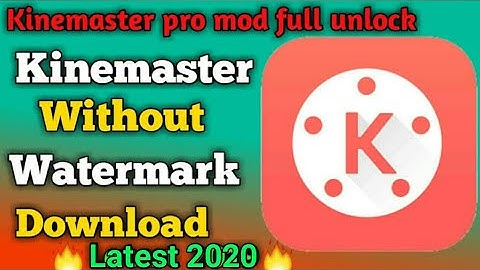 Remove Kinemaster Watermark | Best Mobile Video Editor in 2020 (Alternative Way)🔥