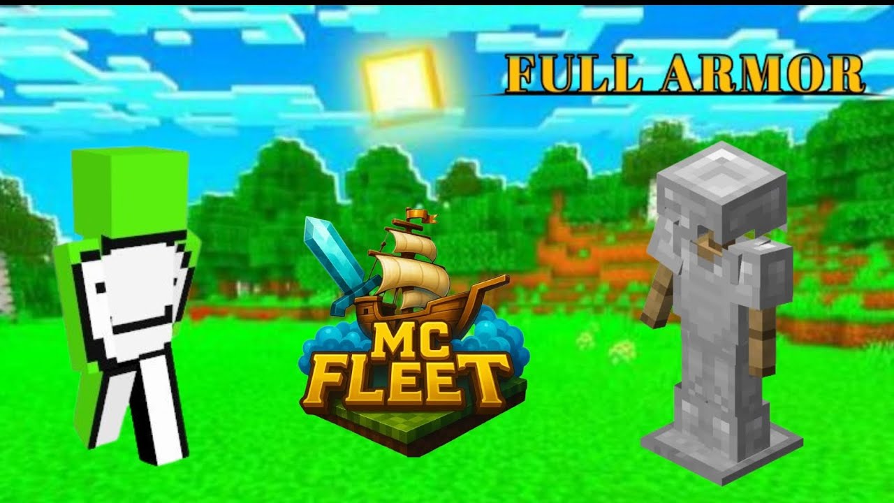 1 Day Me Full Iron Armor! ⚔️ | Minecraft McFleet Server Survival # ...