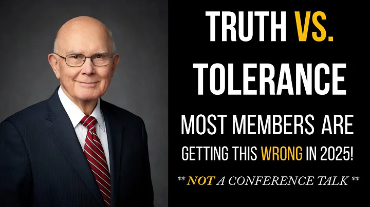 Dallin H Oaks Explains Truth vs.Tolerance — What You Need to Know!