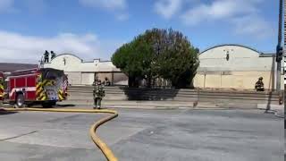 Fire crews clean up Salinas structure fire near homeless camp.mp4