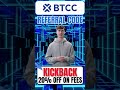 BTCC Latest Referral Code "KICKBACK" - Save 20% on Trading Charges