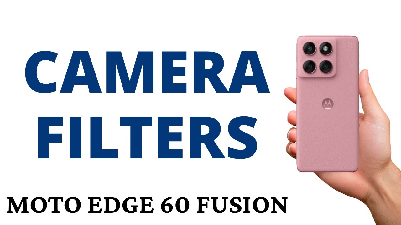 How to USE CAMERA FILTERS on the MOTO EDGE 60 FUSION!