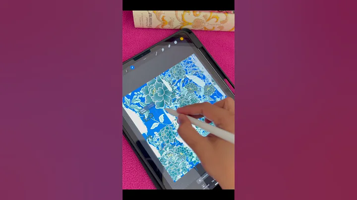 A New Seamless Pattern Design #shorts #digitalart #procreate #viralvideo #viralshort