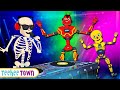 Dancing Skeleton Robots Halloween Party Song + More Spooky Rhymes By Teehee Town