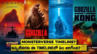 Monsterverse Timeline Explained In Telugu || Movieverse Telugu ||