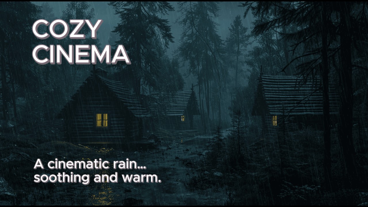Cinematic Cabin Rainstorm | Ultra Relaxing