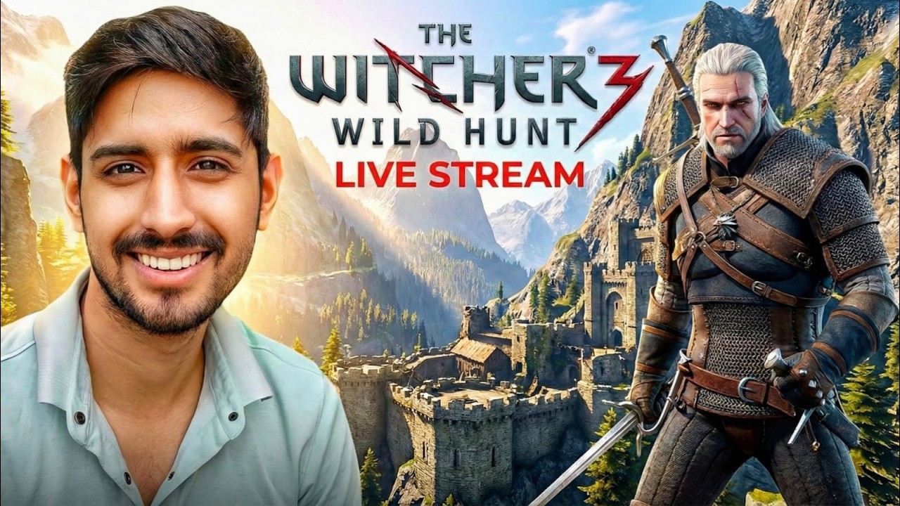 The Witcher 3 live stream | Day 3 - YouTube