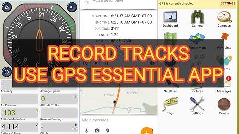 How To Use GPS Essential To Record Tracks