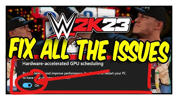 Troubleshooting WWE 2K23: Solutions for Crashes, Freezing, Launching Issues, Black Screens Part 3