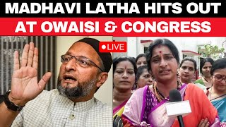 Live News: BJP’s Madhavi Latha blasts Congress, AIMIM | Asaduddin Owaisi | Hyderabad | Election 2024