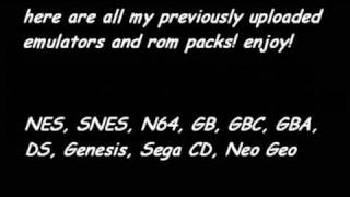 All Previous Emulators And Rom Packs From My Original Account [Downloads]