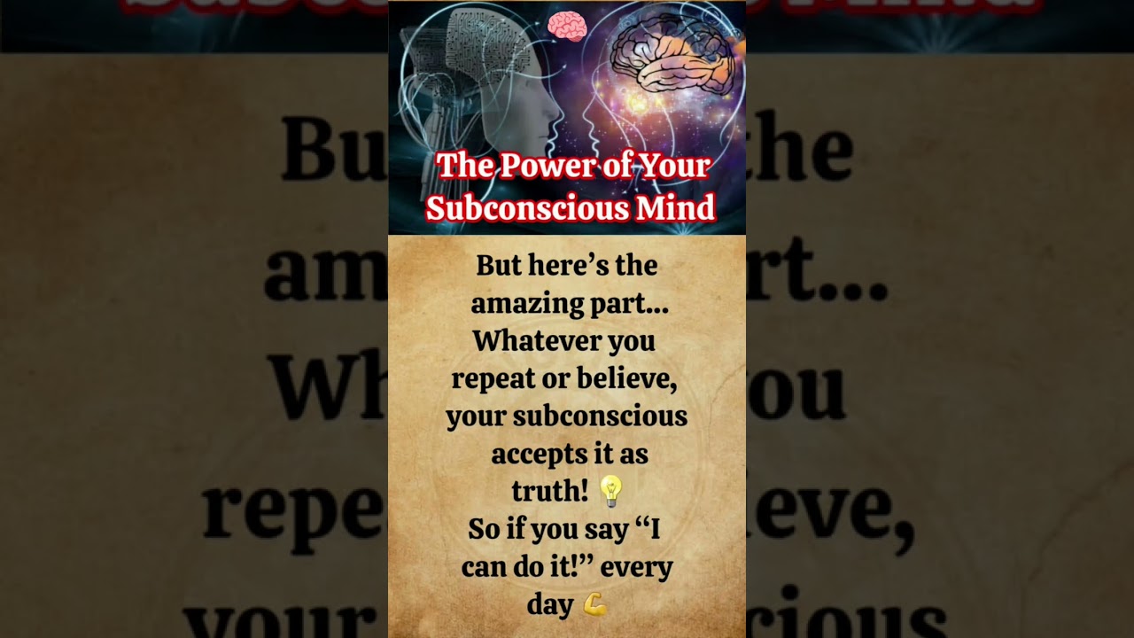 Unlock Your Subconscious mind 