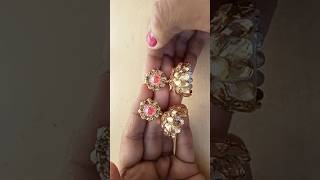 Crafting Gold Stone Jhumka at Home - ? Click to watch full video ??