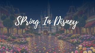 Fantasy Theme Park Night in Spring | Fairytale Castle Fireworks & Soft Instrumentals | Disney Vibes screenshot 4