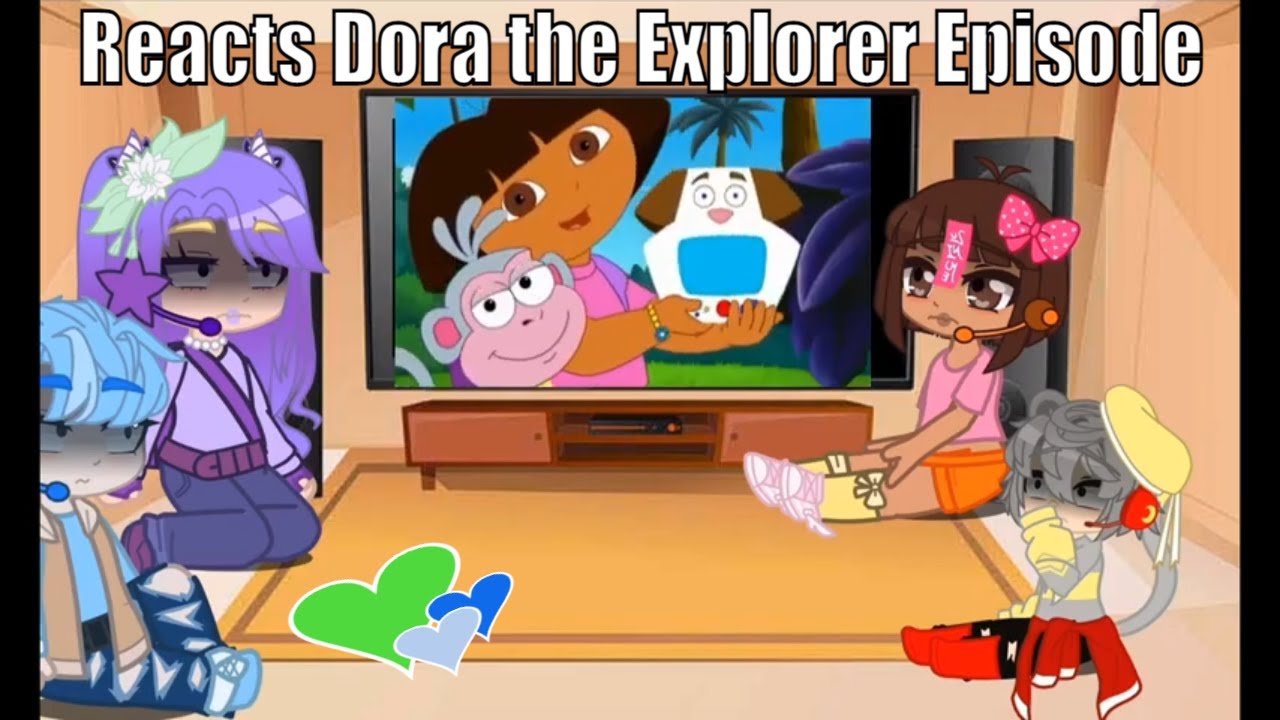 dora the explorer reacts to dora and boots \\ edits gacha club YouTube