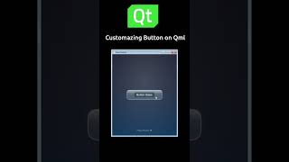 #qml | #qt - How to customize a Button on Qml | Glass Button | background | gradient | contentItem