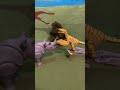 juvenile Arsinoitherium vs Deinonychus stop motion trailer