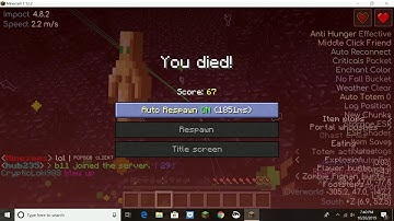 (0b0t) Crystal PvP 1v1 versus Crystallinqq (He hacked using phobos 1.5.4) (I lagged)