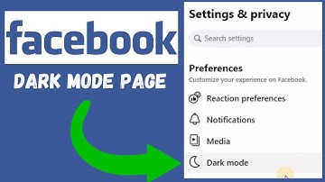 How to Enable Dark Mode Facebook Page Laptop/PC (2024)