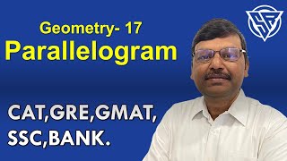 Geometry | Parallelogram| CAT, GRE, GMAT, Bank, SSC Exam | SR Gorantla