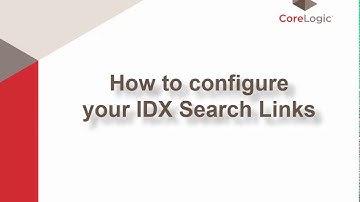 NSB - IDX Search link configuration