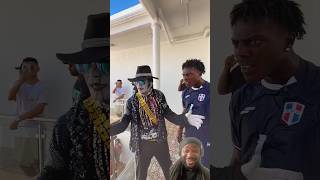 iShowSpeed Meets Dominican Michael Jackson (Reaction) 🤩 #youtubeshorts #lilraheezy #ishowspeed