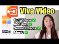 HOW TO EDIT VIDEOS USING VIVA VIDEO 2020 (English) | Basic Editing