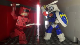 A DANCE WITH THE DEVIL IN THE PALE MOONLIGHT Daredevil Vs. Taskmaster (Minimates Stop-Motion)