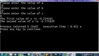 Kiwixcompo Quadratic Equation solver using c++