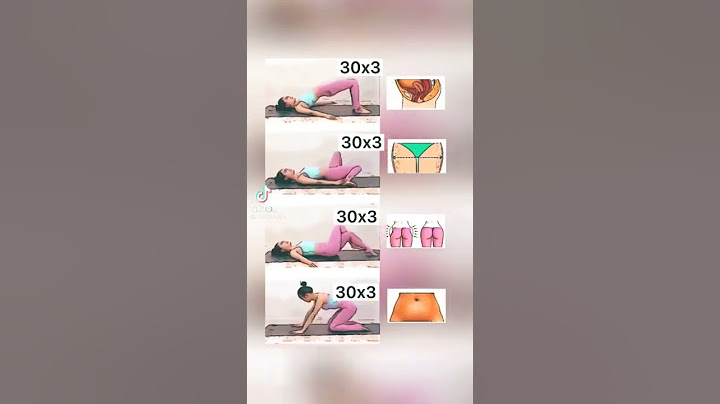 Exercices pour renforcer les muscles  fessiers, cuisses, ventre.