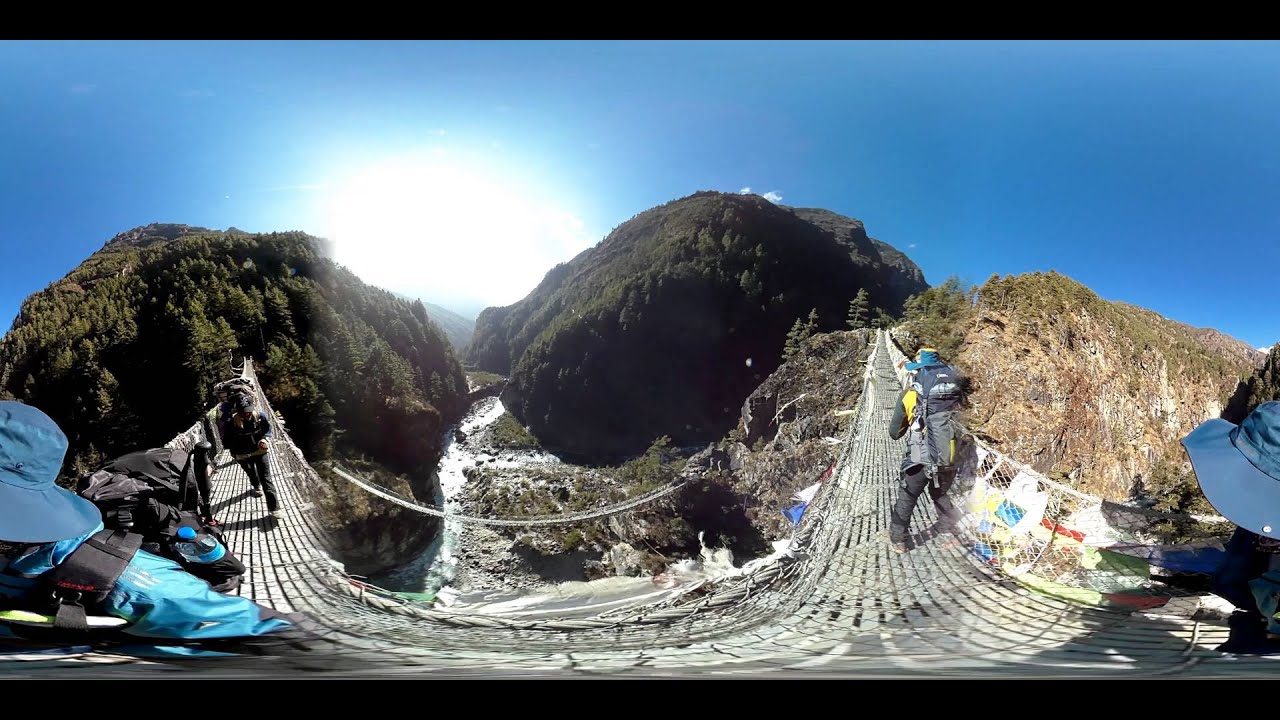 Download [360 VR] Himalayas Trekking - Bridge to Namche