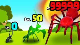 Evolving in THE STRONGEST INSECT ARMY in Clash of Bugs screenshot 5