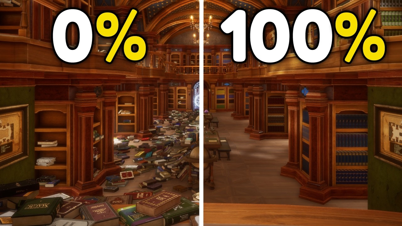 ⁣I Played 100% of Librarian: Tidy Up the Arcane Library!