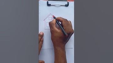 How draw easy House 🏡 #shorts #trending #drawing #art #sketch #house