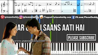 Tum Se Hi Piano Tutorial Jab We Met And Piano Notations