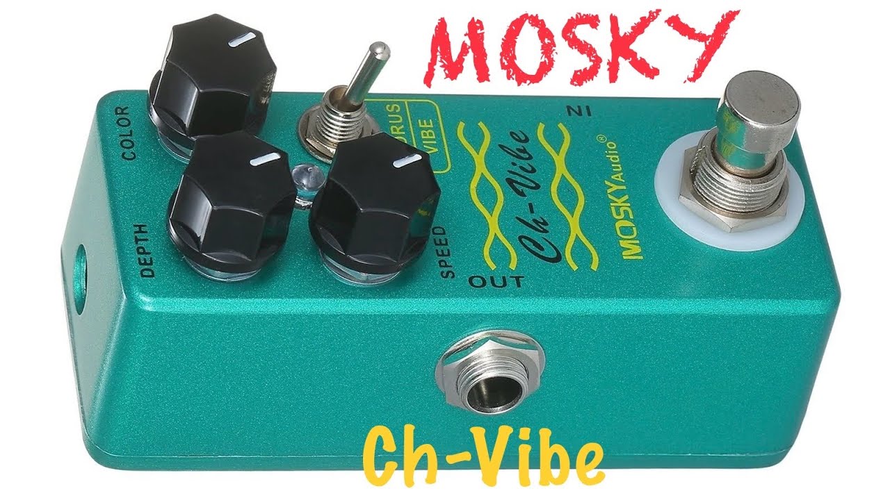 Mosky CH-VIBE - Chorus/Vibrato pedaal in vintage stijl