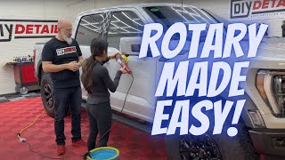 How to polish with a Rotary Machine#diydetail #polishing #detailing101 #teaching