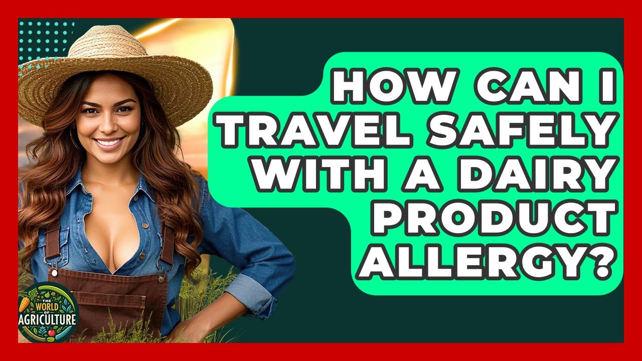 How Can I Travel Safely With A Dairy Product Allergy? - The World of Agriculture