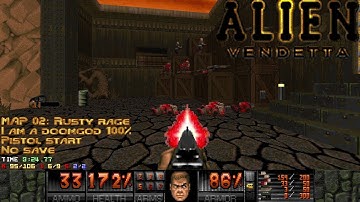Doom II: Alien Vendetta - MAP02 (Rusty Rage) - Ultra-Violence / I