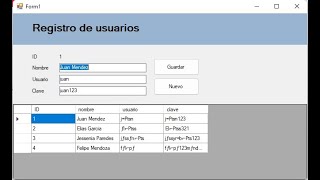 Login con encriptador creado en Visual Baisc.NET
