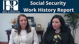 Social Security Work History Report Explained