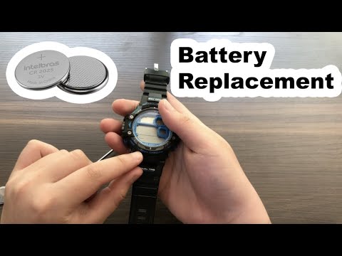 Battery Replacement Armitron Clock Dual Time 1/100 Chrono - YouTube