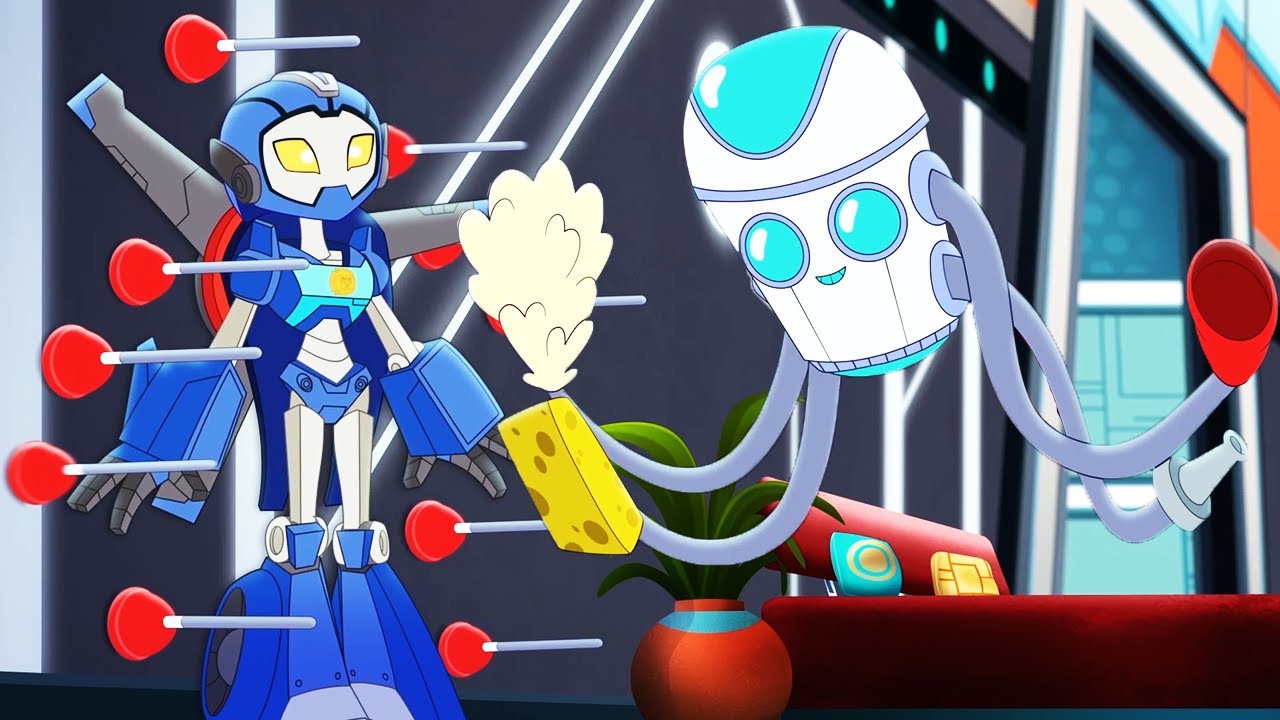 Spring Cleaning Rescue 🧽 Rescue Bots Academy 🤖 Transformers Kids - YouTube