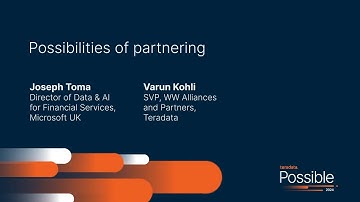 Possible 2024 London Mainstage: Keynote: Possibilities of Partnering With Microsoft